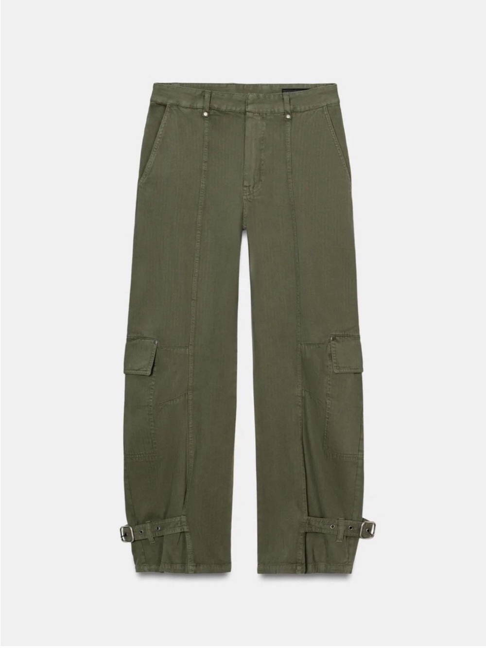 ZARA BARREL CARGO PANTS